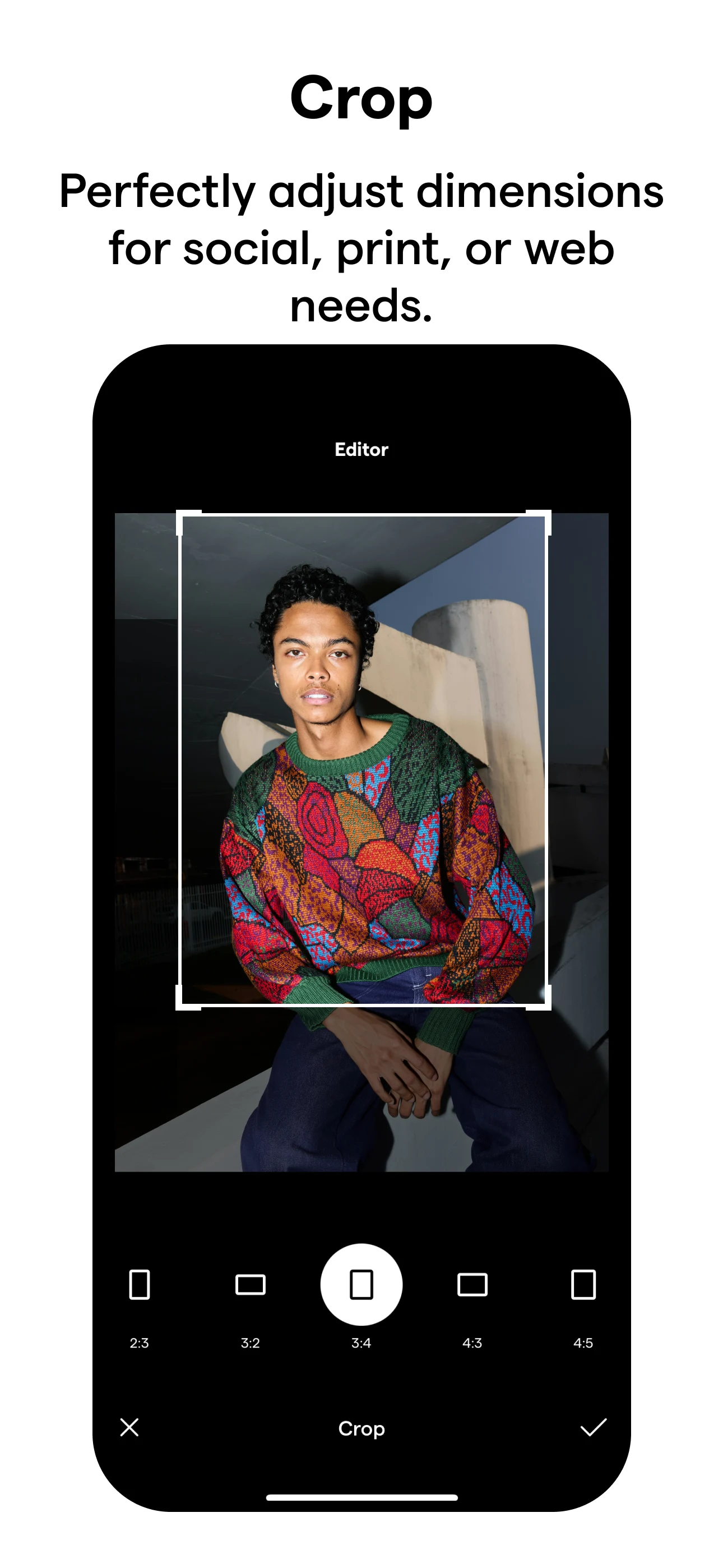 InstaSize: AI Photo Editor screenshot